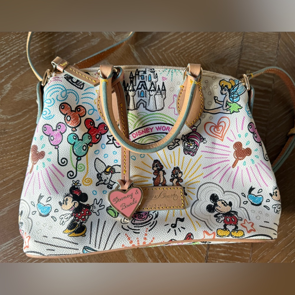 Dooney & Bourke Disney World Cream Tote Bag